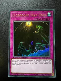 Floodgate Trap Hole SBTK-EN046 Ultra Rare 1st Edition Near Mint Yugioh - Image 1
