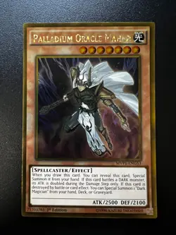 Palladium Oracle Mahad MVP1-ENG53 Gold Rare 1st Edition Near Mint Yugioh - Image 1