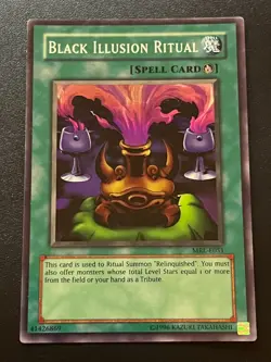 Black Illusion Ritual MRL-E051 Super Rare Unlimited Near Mint Yugioh - Image 1