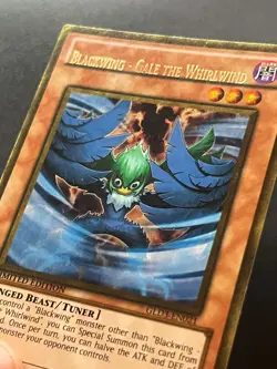 Blackwing - Gale the Whirlwind GLD3-EN021 Gold Rare NameShift Misprint LP Yugioh - Image 2