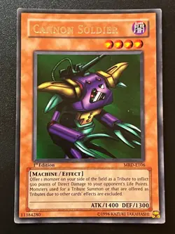 Cannon Soldier MRD-E106 Rare 1st Edition Light Play+ Yugioh - Image 1