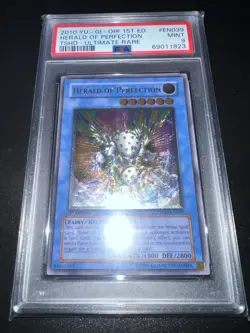 Herald of Perfection TSHD-EN039 Ultimate Rare 1st Edition PSA 9 MINT Yugioh - Image 1