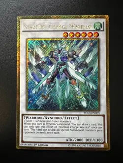 Stardust Charge Warrior PGL3-EN005 Gold Secret 1st Edition Near Mint Yugioh - Image 1