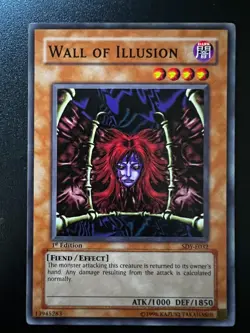 Wall of Illusion SDY-E032 Common 1st Edition Near Mint Yugioh - Image 1
