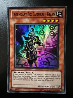 Legendary Six Samurai - Kizan STOR-EN020 Super Rare Unlim VG/Near Mint Yugioh - Image 1