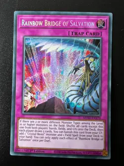 Rainbow Bridge of Salvation MP22-EN270 Prismatic Secret 1st Ed Near Mint Yugioh - Image 1