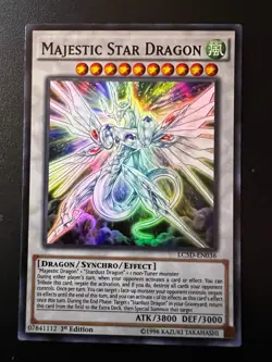 Majestic Star Dragon LC5D-EN036 Super Rare 1st Edition Near Mint Yugioh - Image 1