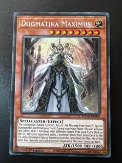 Dogmatika Maximus ROTD-EN009 Secret Rare 1st Edition Near Mint Yugioh - Image 1