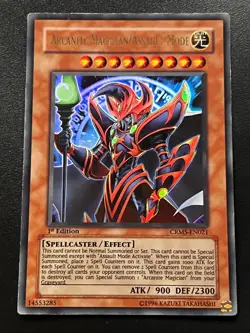 Arcanite Magician/Assault Mode CRMS-EN021 Ultra 1st Edition Light Play+ Yugioh - Image 1