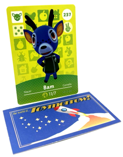 Animal Crossing Nintendo Amiibo - BAM #237 - Series 3 Authentic Card - Image 1