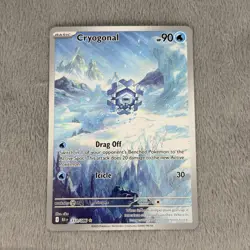 Pokemon TCG Cryogonal 111/086 Sv: Black Bolt Holo Pokemon Card NM - Image 3