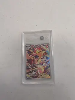 Ethan's Typhlosion 190/182 ILLUSTRATION RARE 2025 Pokemon Card TAG 10 GEM MINT - Image 1