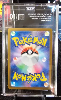 Pokemon Card Japan Iron Crown ex 078/187 Terastal Graded Slab Tag 10 Mint TCG - Image 2