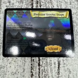 Professor Severus Snape Holo Foil Card 16/116 Harry Potter TCG 2001 - Image 1