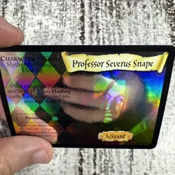 Professor Severus Snape Holo Foil Card 16/116 Harry Potter TCG 2001 - Image 2