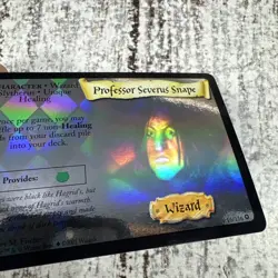 Professor Severus Snape Holo Foil Card 16/116 Harry Potter TCG 2001 - Image 3