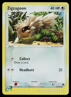 Pokemon Card - Zigzagoon Sandstorm 85/100 Reverse Holo - Image 1