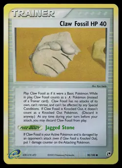 Pokemon Card - Claw Fossil Sandstorm 90/100 Reverse Holo - Image 1
