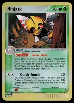 Pokemon Card - Ninjask Dragon 18/97 Rare Reverse Holo - Image 1