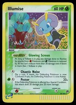 Pokemon Card - Illumise Sandstorm 38/100 Uncommon Reverse Holo - Image 1
