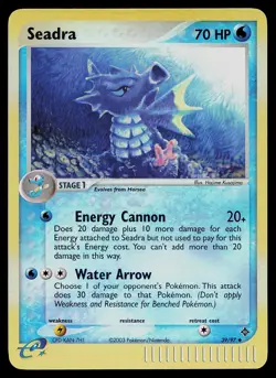 Pokemon Card - Seadra Dragon 39/97 Uncommon Reverse Holo - Image 1