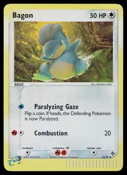 Pokemon Card - Bagon Dragon 23/97 Uncommon Reverse Holo - Image 1