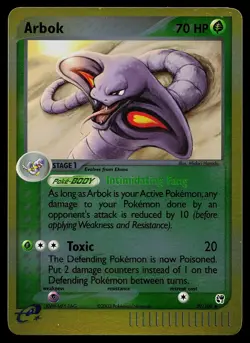Pokemon Card - Arbok Sandstorm 29/100 Uncommon Reverse Holo - Image 1