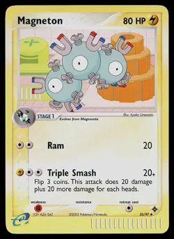Pokemon Card - Magneton Dragon 35/97 Uncommon Reverse Holo - Image 1