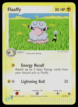 Pokemon Card - Flaaffy Dragon 27/97 Uncommon Reverse Holo - Image 1