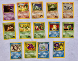 Vintage Pokemon Card Lot WOTC Fossil Jungle Gym Heroes Team Rocket Base Set - Image 5