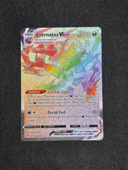 Eternatus VMAX Secret 192/189 Pokemon Card SWSH Darkness Ablaze Rainbow Rare - Image 1