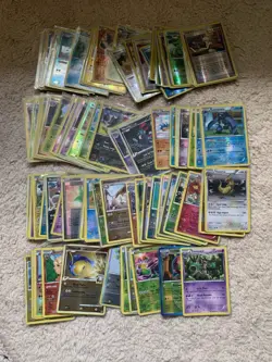 Massive Pokemon mid era reverse holo joblot 90 cards mp-hp/dmg - Image 1