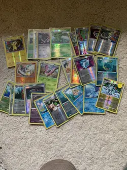 Massive Pokemon mid era reverse holo joblot 90 cards mp-hp/dmg - Image 2