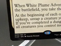 White Plume Adventurer Commander Legends: Battle for Baldur's Gate Regular - Image 2