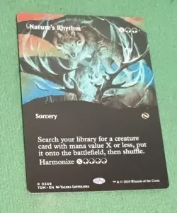 MTG - Nature's Rhythm Borderless - Tarkir Dragonstorm - 349 Rare - Image 1