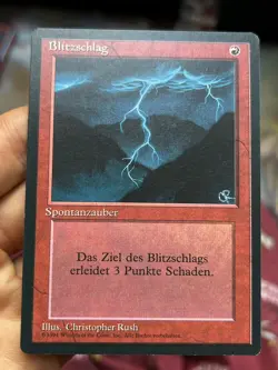 4x German FBB • Lightning Bolt • Unplayed • Mtg (1831) - Image 2