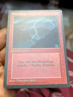 4x German FBB • Lightning Bolt • Unplayed • Mtg (1831) - Image 3