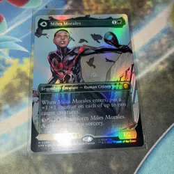Miles Morales M 0234 Holo MTG Spider-Man Magic NM - Image 1