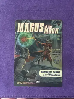 Magus of the Moon (Borderless) 0125 SPECIAL GUEST - FOIL Creature - Human Wizard - Image 3