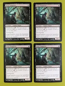 Quag Vampires x4 Worldwake 4x Playset Magic the Gathering MTG - Image 1