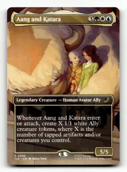 Aang and Katara (Borderless) 69 R Avatar: The Last Airbender: Eternal-Legal - Image 1