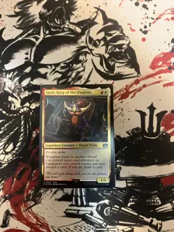 Giott, King of the Dwarfs Pre-built Commander Deck MTG Red/White Deck - Image 1