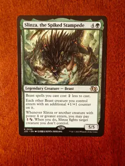 MTG Slinza, the Spiked Stampede-Foundations Jumpstart-Regular-55 - Image 1