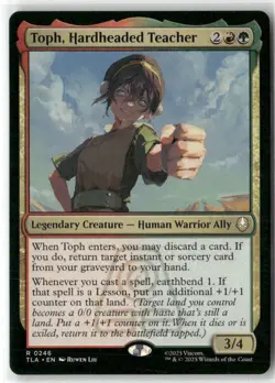 Toph, Hardheaded Teacher Avatar The Last Air bender MTG Magic NM - Image 1