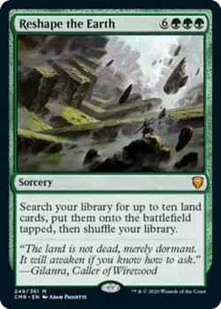 MTG Reshape the Earth, NM-Mint, English Commander Legends - Image 1
