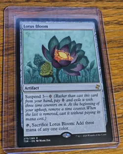 MTG Lotus Bloom Time Spiral Remastered LP X1 Magic The Gathering - Image 1