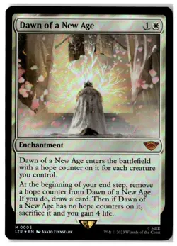 MTG Foil Dawn of a New Age - Universes Beyond: LTR Moderately Played English - Image 1