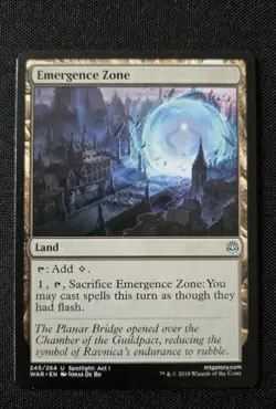 MTG - Emergence Zone - War of the Spark - Lightly Played Uncommon #245 Non Foil - Image 1