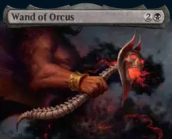 Magic RARE Forgotten Realms Commander Wand of Orcus - Image 1