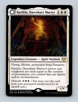 Katilda, Dawnhart Martyr Innistrad: Crimson Vow Non-Foil MTG LP - Image 1